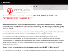 Tablet Screenshot of konzeptvision.de